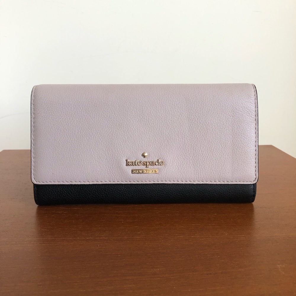 Kate Spade Pebbled Leather Continental Waller